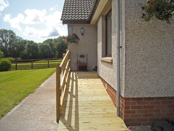 Hardwood Ramp Installation in Sterling Heights