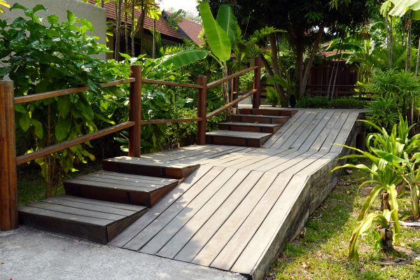 Wood Ramp Installation in Sterling Heights