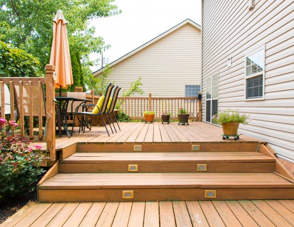 Wooden Patio Installation in Sterling Heights