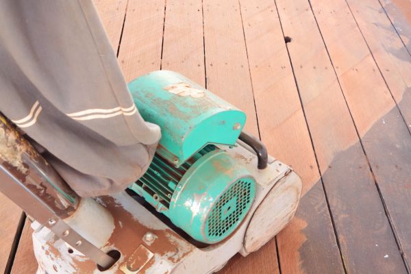 Cedar Deck Sanding in Sterling Heights